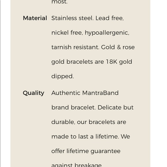 MantraBand “Soul Sisters” Bracelet Rose Gold - Picture 3 of 5